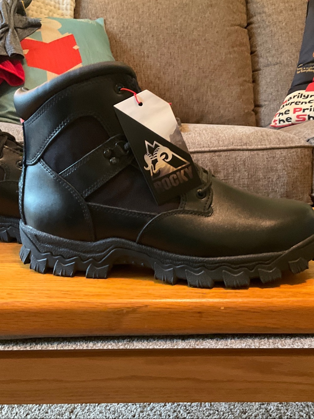 NWT Men’s Size 12W Rocky Alpha Force Lace Up Work Boots